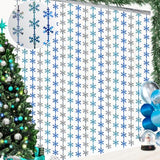 Christmas Tinsel Foil Fringe Curtains for Frozen Birthday Party Decorations