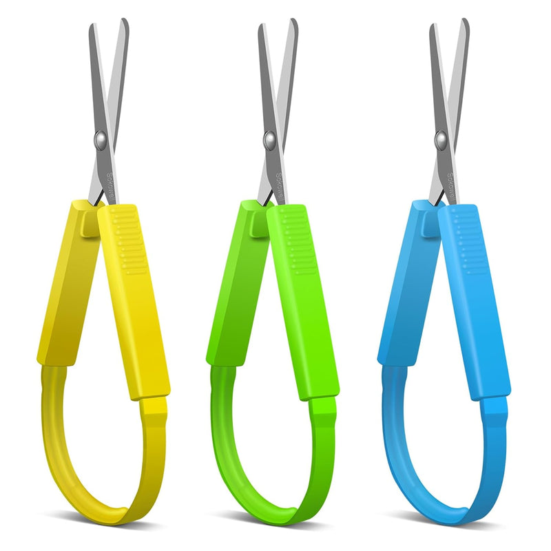 Mini Loop Scissors, Adaptive Design, Right And Lefty Support, Easy-Ope
