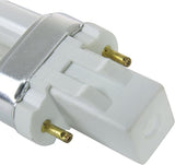 GX23 CFL Light Bulbs 2 Pack 13W 4100K Cool White 2 Pin Plug In Fluorescent Replacement