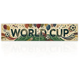2026 World Cup Banner Wall Decor, Soccer Hanging Banner, Tournament Celebration Decoration for Home Bar Classroom Event Photo Backdrop 48 x 9 Inch