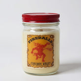 Fireballs Cinnamon Whisky Candle ~ A Candle With Nuts All Natural Premium Soy Wax ~ Red Hot Cinnamon Whiskey ~ Highly Scented (12Oz Jar)