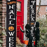 Halloween Trick or Treat Banner: Spooky Porch Sign