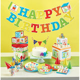 Abc Happy Birthday Banner With Stickers