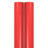 Gift Wrap - Glossy Wrapping Paper - 50 Sq Ft Total (30 In X 10 Ft Each) - Red - 2 Rolls/Pack