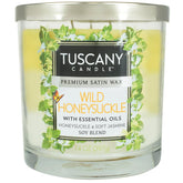 Wild Honeysuckle Long Lasting Scented Jar Candle, 14 Oz, Burn Time 50 Hours, Home Fragrance, Room Accessories