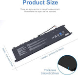 BTY-M6M 99.99Wh Laptop Battery Replacement for MSI GS66 GE66 GE76 Raider Creator 15