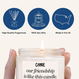 Candecraftco Smells Like A Chiefs Win – Scented Candle, 9Oz Jar – Bold Game Day Vibes, Funny Gift For Football Fans – Bourbon Vanilla