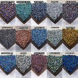2400pcs 4mm Multicolor Electroplated Bicone Crystal Beads for Jewelry Making