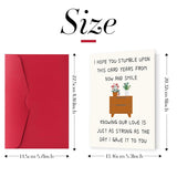 Anniversary Card Gifts For Men, Funny Anniversary Card To Husband, Happy Birthday & Anniversary Greeting Card For Him Husband Boyfriend, Valentines Day Gifts For Him