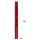 Wrapping Paper Roll 17In* 32.8 Feet Red And Black Plaid With White Star For Christmas,Birthday,Party,Holiday,Vintage Wrapping Paper For All Occassions (Ttl:46.8Sqft)