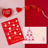 36 Pack Small Valentines Cards With Envelopes 2.5 X 3.5 Mini Foil Valentine’S Day Cards Blank Inside