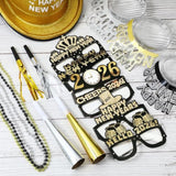39pcs New Year 2026 Party Supplies Hats Tiaras Glasses Noisemakers