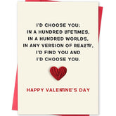 Romantic Valentine'S Day Card Gift For Him Her,Funny Valentine'S Day Card For Husband, Wife, Boyfriend, Girlfriend, Spouse