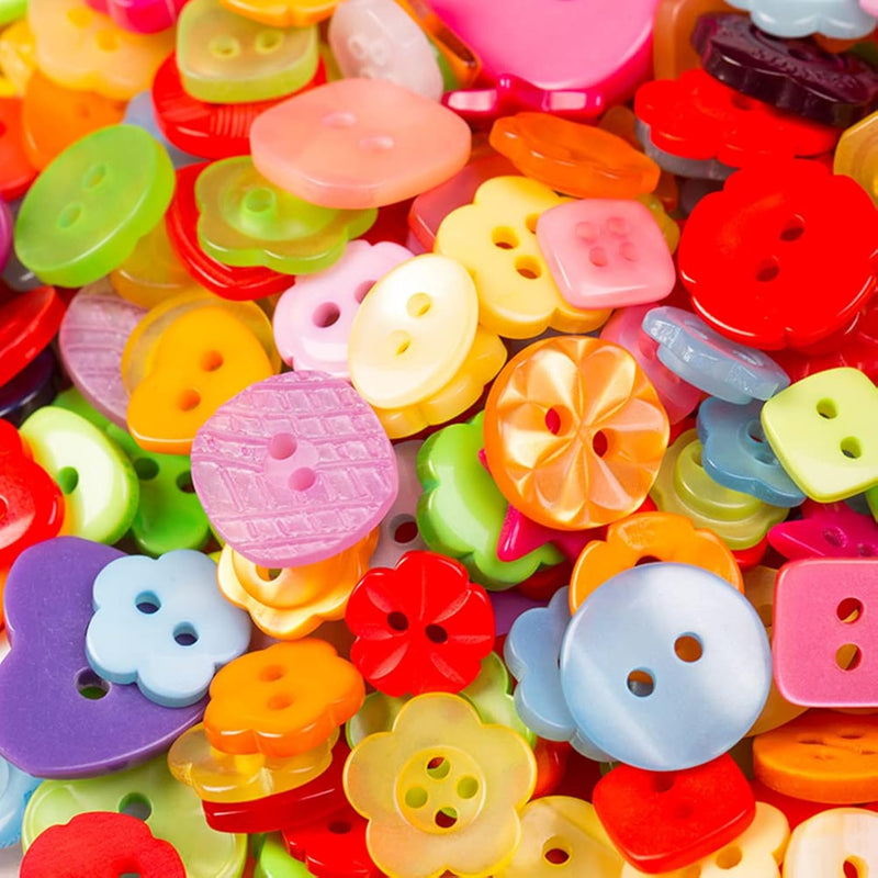 1 Bottle (Approx. 400Pcs) Handmade Candy-Colored Children'S Clothing B