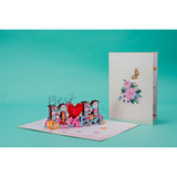 Mother'S Day Pop Up Card, 3D Greeting Card For Mother'S Day, Thinking Of You, Thank You, Anniversary, Engagement, Just Because For Woman Wife Mother Mom All Occasion