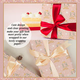 Happy 13Th Birthday Wrapping Paper For 13Th Birthday Girls, Rose Gold 13Th Birthday Decorations For Girls, Mini Roll 17 Inches X 16.4 Feet, 13Th Birthday Gifts Ideas For Daughter Granddaughter Friends