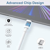 3 Pack 6FT 60W USB C to USB C Fast Charging Cable for iPhone 17 16 iPad MacBook