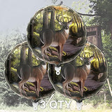 Havercamp Buck Party Balloons (3 pcs.)! 3 Deer (18") Mylar Balloons in Next Camo pattern. Camouflage Motif with Beautiful Buck. Great for Hunter Themed Party, Birthdays, Graduations, Father's Day.