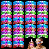 40 Pack Led Glasses,Light Up Glasses,Glow Glasses Glow In The Dark Party Supplies Suitable For Kids/Adults, Rave Neon Flashing Party For Birthday Mardi Gras New Year'S Eve Decoration