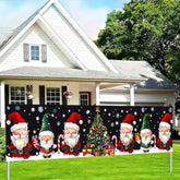 Merry Christmas Large Banner Scroll Streamer Banner Festive Winter 79X18 Inch Wonderland Wall Decor Home Office Party Supplies Slogan Banners Decration Scroll Gift For Girls Boys