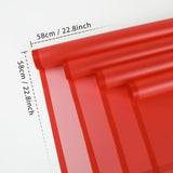 20 Sheet Flower Wrapping Paper - Waterproof Floral Bouquet Wrapping Paper, Florist Supplies Packaging Paper For Wedding Birthday Gift Diy (Translucent Red)