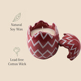 Easter Decorations For The Home - Easter Eggs Scented Candle, Easter Gifts For Women, Jasmine Lily Candles(8.5Oz)