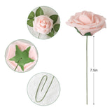 Artificial Flower Cheek Red 25 Pcs Real Looking Fake Roses Fake Flower With Stems For Diy Wedding Bouquets Shower Centerpieces Arrangements Party Tables Decorations