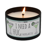 Fun Scented Candle - Handmade Soy Wax Candles, Women Gift Friends Sister Birthday Gifts Candles Women, 25+Hr Burn Non-Toxic - 8Oz Lavender Driftwood Scent, I Need A Huge Margarita