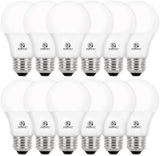 12 Pack Dimmable LED Light Bulbs 8W 60W Equivalent 4000K Cool White 800 Lumens E26 Base