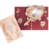 Mother'S Day Pop-Up Card For Her - 3D Greeting Cards For Mom, Wife, Women - Reflection Of Love And Support Mirror - 5" X 7" Card - Blank Notecard & Envelope Included