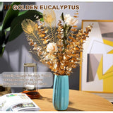40 Pcs Gold Decor Fake Leaves For Christmas Decor 20Inch Gold Leaf Artificiales Para Table Wedding Home Room Office Decoracion