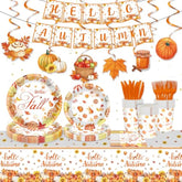 122PCS Strawberry Birthday Party Supplies - Plates, Cups, Napkins, Serves 20