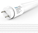 50 Pack 4FT T8 LED Bulbs 18W 2200LM 5000K Type B Ballast Bypass Frosted Lens