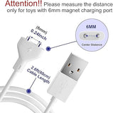 6MM Magnetic USB DC Charging Cable 2.7FT Replacement Cord for Massagers Toys Toothbrush