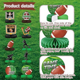10Pcs Football Party Decorations Football Table Centerpiece Football H