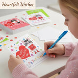 30Pcs Valentine'S Day Cards For Kids Classroom - Cat Valentine Exchange Cards Valentine'S Day Gifts Card With Envelope For Kids Boys Girls Toddlers Classroom School Party Favors Gift Exchange