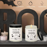 Halloween Candle Ghost You Are My Boo Candle Halloween Lavender Scent Soy Wax Candle For Bathroom Kitchen Bedroom
