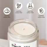 Retirement Candle - 7Oz Lavender Scented Soy Blend Wax - Funny Retirement Gift For Women, Men, Friends, Coworker, Teacher