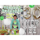 Thirtee Golf Birthday Balloons Golf 30Th Birthday Decoration Sport Themed Party Supplies Men Boys Party Balloons Decoration