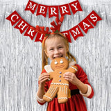 Silver Foil Fringe Curtain Party Backdrop Metallic Tinsel Photo Booth Decor