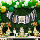 Wild One 1st Birthday Banner High Chair Wild Side Photo Props