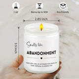 Scented Candle - Graduation Gifts, Moving Away Gifts, Farewell Gifts For Friends, Coworker Leaving, Retirement, Breakup Gifts, Goodbye Gifts For Boss, Work Bestie, Ex-Boyfriend Or Girlfriend