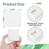 Mini Canvas 40Pack 2.4X2.4Inch, 2/5''Profile Art Primed Mini Canvases For Painting, Tiny Painting Canvas For Kids And Art Supplies.