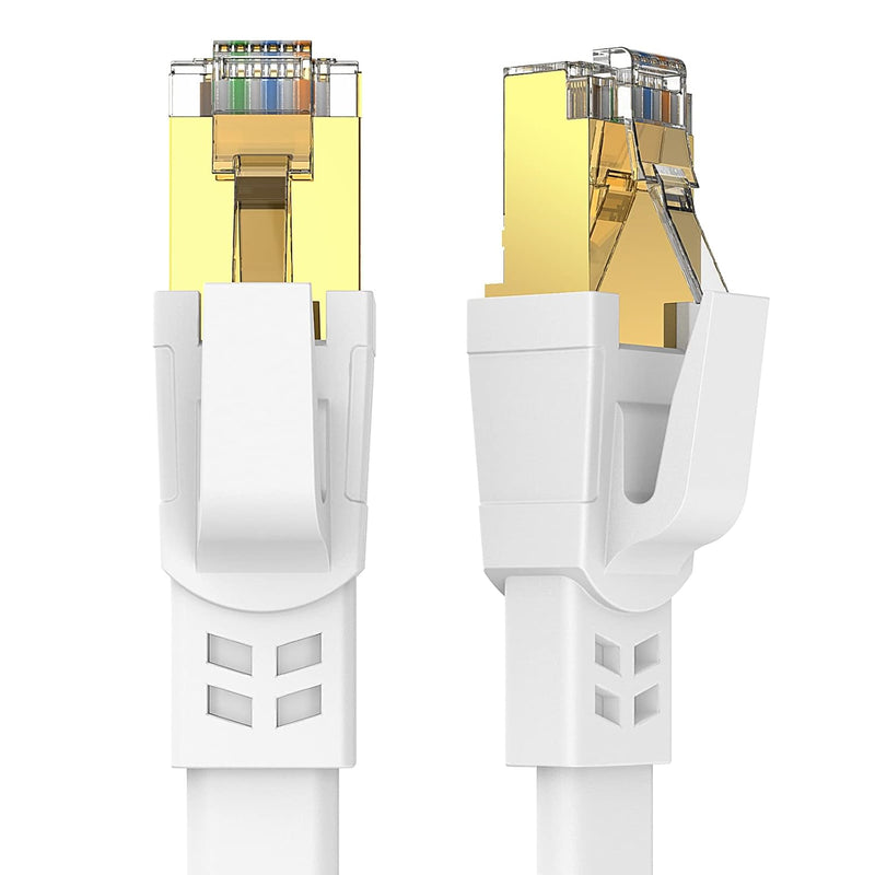 Ethernet Cable 25 Ft, Cat8 High Speed Outdoor&Indoor Cat8 Lan Network Cable 40