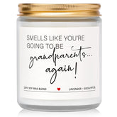 Pregnancy Announcement Gifts For Grandparents, Baby Announcements Ideas - Lavender Scented Candles, Pregnancy Reveal, You'Re Going To Be Grandparents Again Baby Announcement
