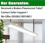 25 Pack F54T5 HO Fluorescent Tube Lights 54W 46 Inch 4100K Cool White G5 Base 4300LM