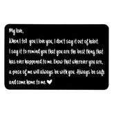 I Love You Wallet Card Love Note For Husband To My Love Gifts, Engraved Wallet Insert, Valentine Gifts For Men, Anniversary Card From Wife, Anniversary Cards For Husband, Boyfriend