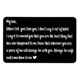 I Love You Wallet Card Love Note For Husband To My Love Gifts, Engraved Wallet Insert, Valentine Gifts For Men, Anniversary Card From Wife, Anniversary Cards For Husband, Boyfriend