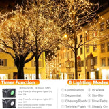33ft Fairy String Lights 100 LEDs Warm White for Parties, Wedding, or Bedroom Decor