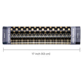 Black & Gold Geometric Wrapping Paper - 3 Rolls, 17" X 120" Each - Perfect For Multiple Occasions